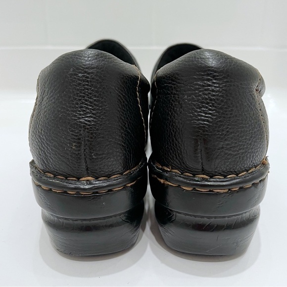 Boc Leather Slipon Clogs Black Size 12 - Picture 5 of 13